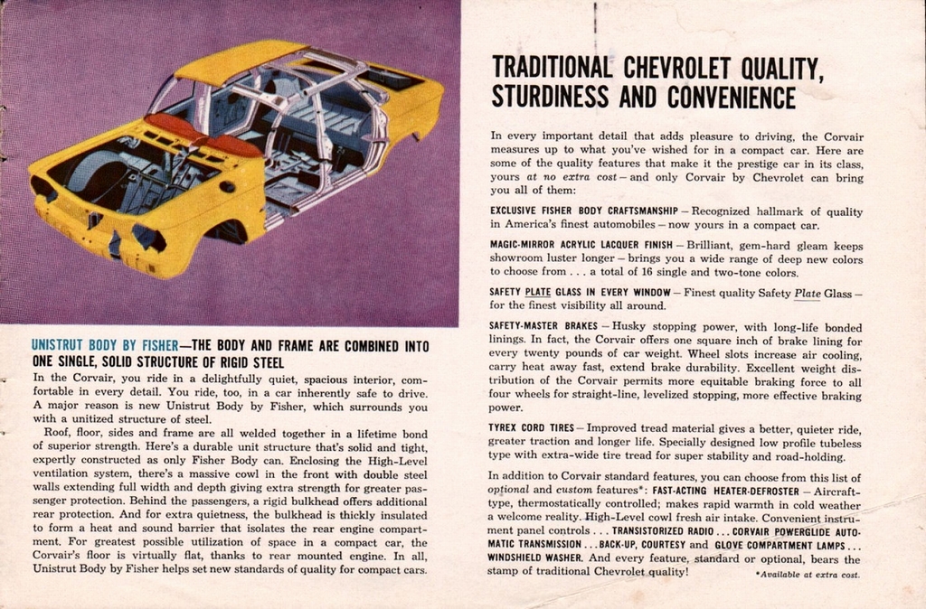 1960 Chevrolet Corvair Brochure Page 8